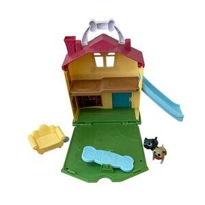 Disney Puppy Dog Pals Stow & Go Playset Bingo Rolly House Seesaw Slide Just Play